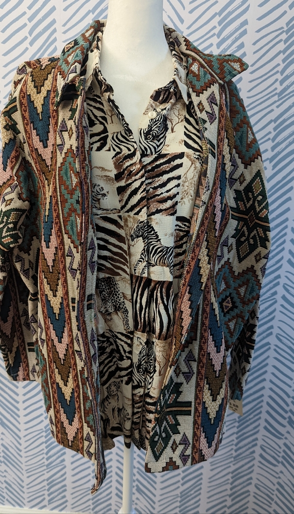 Bon Worth southwest print jacket